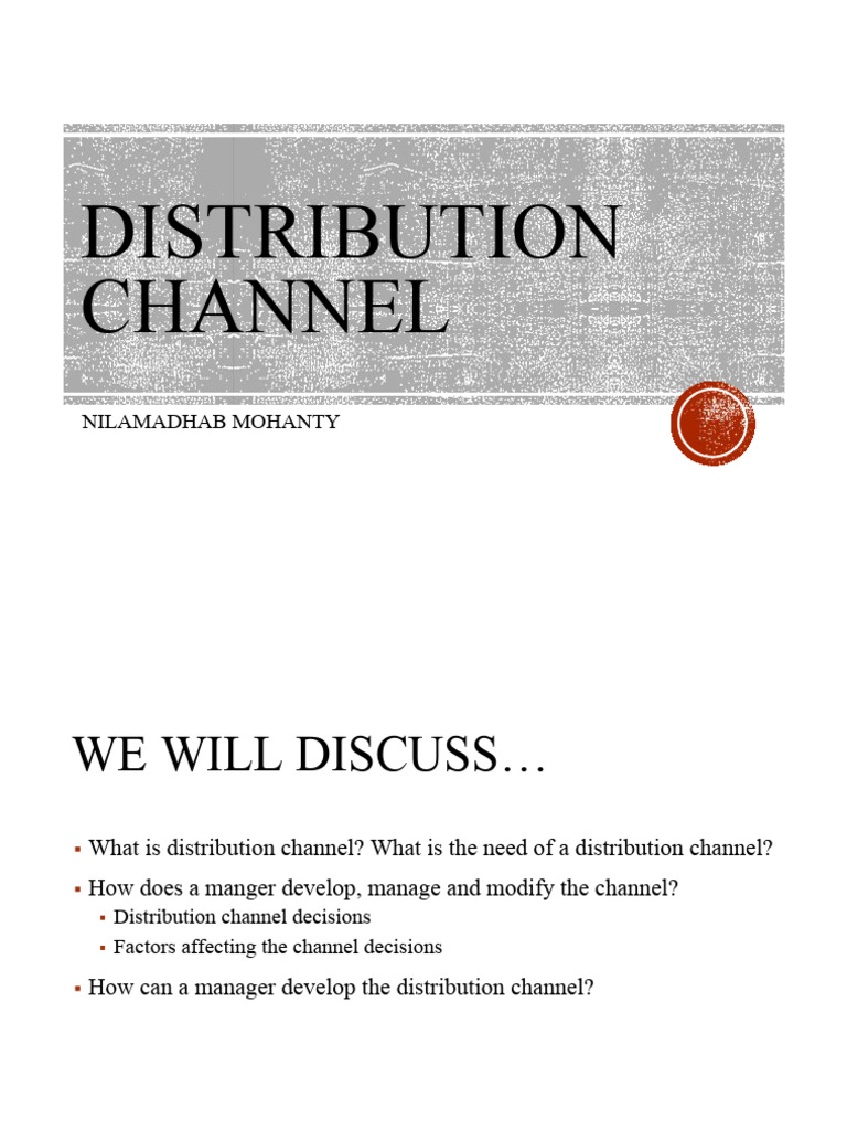 Distribution channel PDF Human Communication Economies