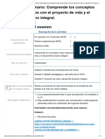 Examen - (AAB02) Cuestionario - Comprende Los Conceptos Clave Relacionados Con El Proyecto de Vida y El Desarrollo Humano Integral