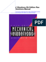 Instant Download Mechanical Vibrations 5th Edition Rao Solutions Manual PDF Full Chapter
