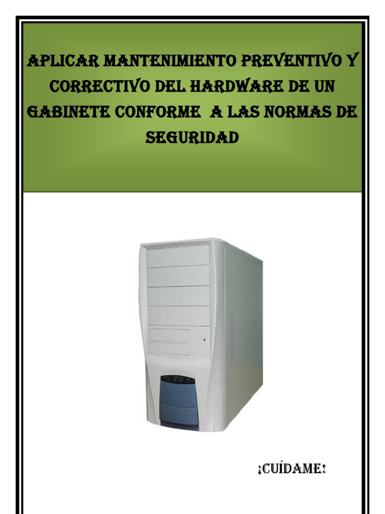 Manual de Un Gabinete | Microprocesador | Unidad central de procesamiento