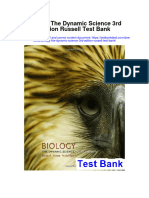 Instant Download Biology The Dynamic Science 3rd Edition Russell Test Bank PDF Full Chapter