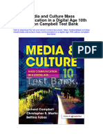 Instant Download Media and Culture Mass Communication in A Digital Age 10th Edition Campbell Test Bank PDF Full Chapter