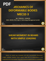 Mec32-3 Shear Moment in Beams With Simple Loading