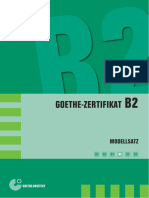 4977454 German Test Level B2 Goethe Zertifikat