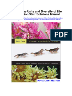 Instant Download Biology The Unity and Diversity of Life 13th Edition Starr Solutions Manual PDF Full Chapter