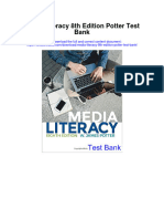 Instant Download Media Literacy 8th Edition Potter Test Bank PDF Full Chapter