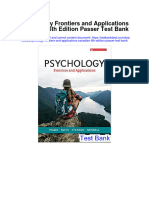 Instant Download Psychology Frontiers and Applications Canadian 6th Edition Passer Test Bank PDF Full Chapter
