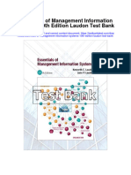 Instant download Essentials of Management Information Systems 10th Edition Laudon Test Bank pdf full chapter