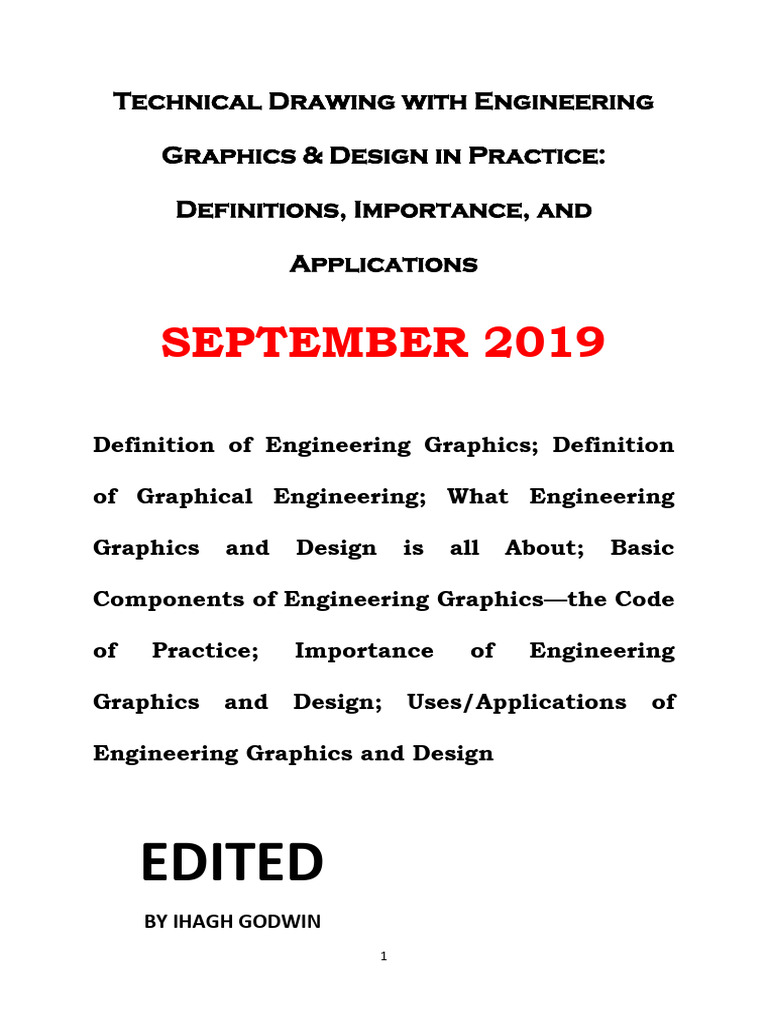 Technical Drawing With Engineering Graphics and Design in Practice