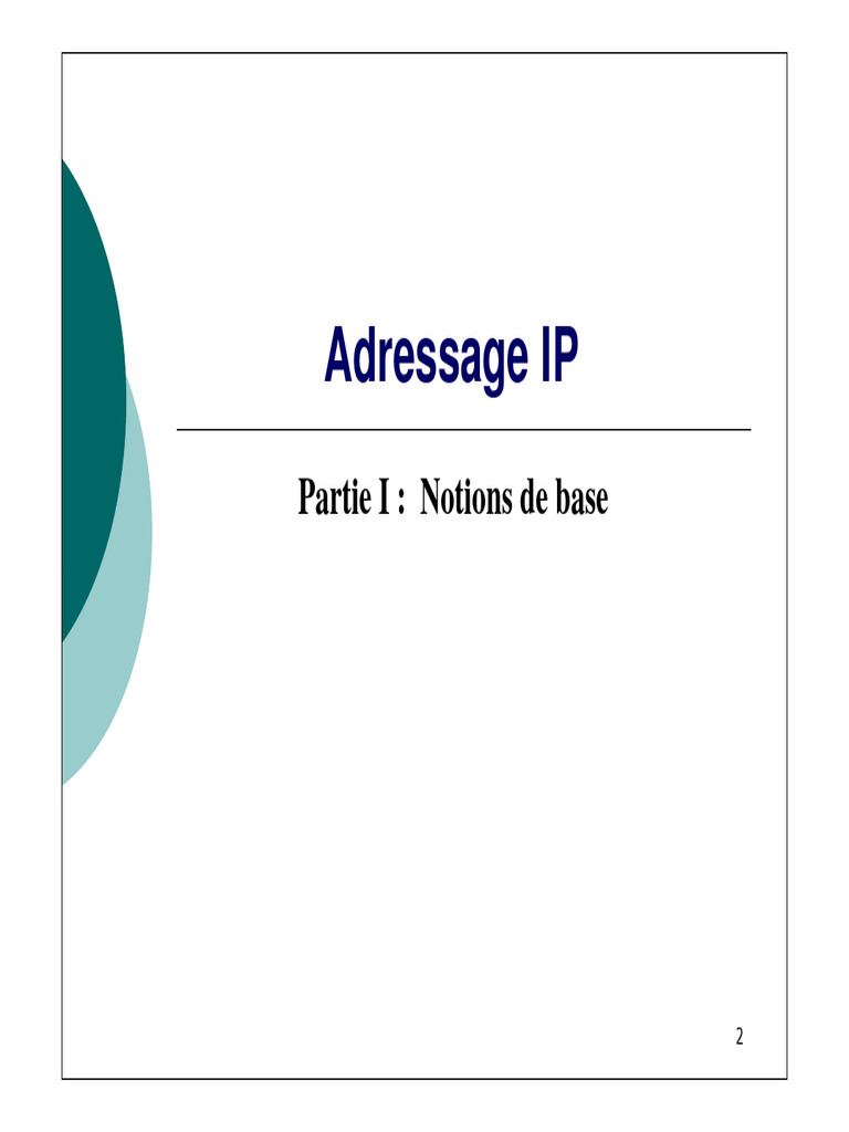 Comprendre l'adressage IP et ses classes | PDF | Adresse IP ...