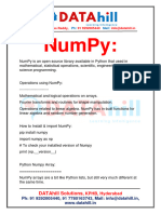 NumPy Intro