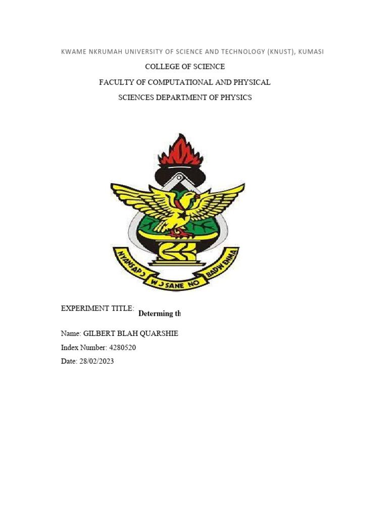 I-V Characteristics of A Light Emitting Diode (LED) Report | PDF ...