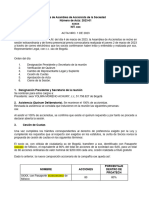 fORMATO Acta Cesión de Acciones y Cambio de Representante Legal