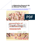 Instant Download Essentials of Marketing Research 5th Edition Zikmund Test Bank PDF Full Chapter