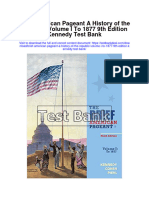 Instant Download Brief American Pageant A History of The Republic Volume I To 1877 9th Edition Kennedy Test Bank PDF Full Chapter