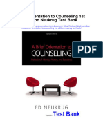 Instant Download Brief Orientation To Counseling 1st Edition Neukrug Test Bank PDF Full Chapter