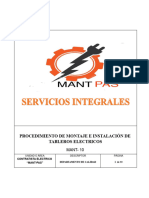 Procedimiento Montaje e Instalaciã - N de Tableros Electricos PDF