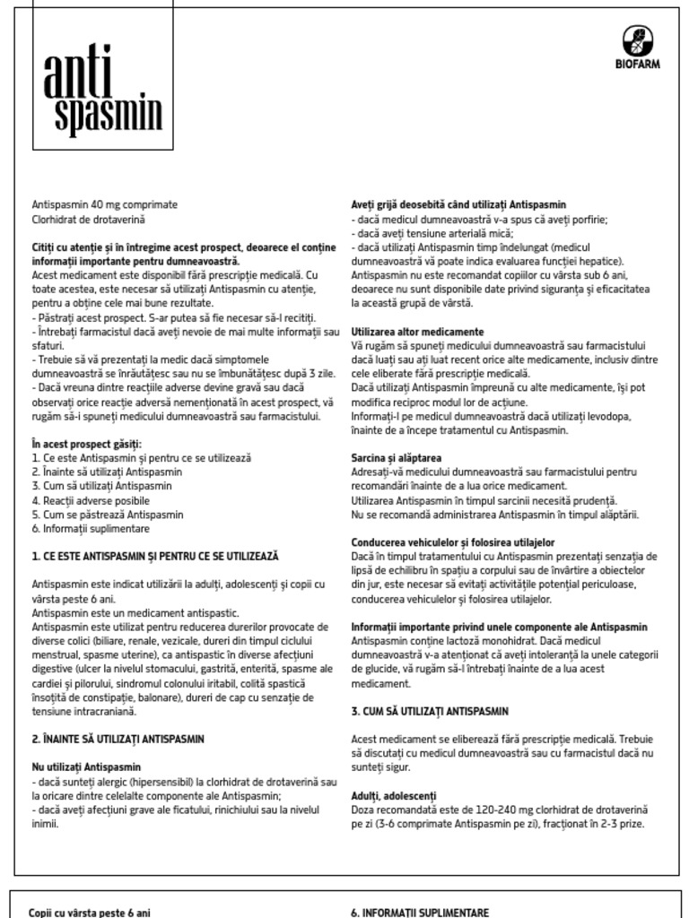 Antispasmin | PDF