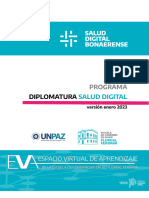 Programa - Diplomatura Salud Digital