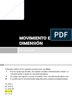 Movimiento 1 Dimension