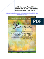 Instant Download Public Health Nursing Population Centered Health Care in The Community 7th Edition Stanhope Test Bank PDF Full Chapter