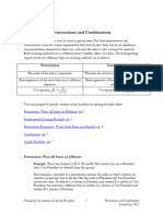 Permutations and Combinations