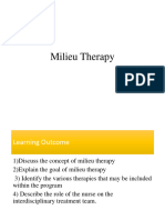Understanding Milieu Therapy in Psychiatry | PDF