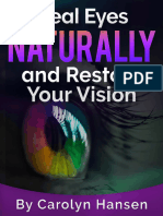 Heal Eyes Naturally and Restore Your Vision