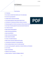 Clustering ML