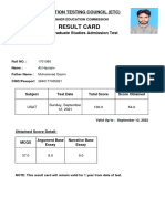 Etc Result Card Lat