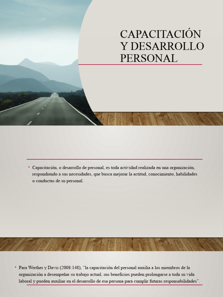 Capacitación y Desarrollo Personal | PDF | Gestión de recursos humanos