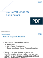 NHS Cancer Vanguard Introduction Training Slides. Biosimilars