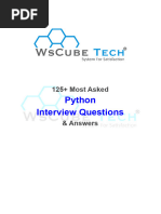 Python Interview Questions Answers Free PDF