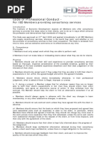ICE Professional Conduct Code Overview | PDF | Bribery | Plagiarism