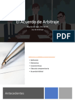 El Acuerdo de Arbitraje