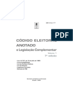 Código Eleitoral (Anotado) - Volume I (2006)