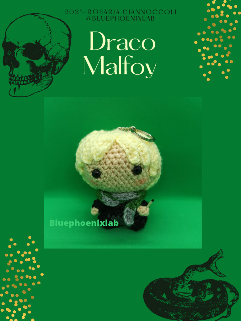 Draco Malfoy Amigurumi Crochet Pattern | PDF
