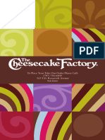 Cheesecake Factory Menu