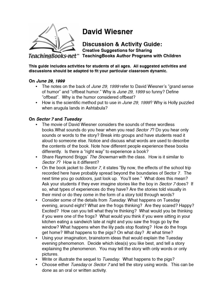 Wiesner Activity Guide | PDF