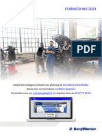 Delphi Technologies - BorgWarner - Planning de Formations 2023 - Certifiées Qualiopi