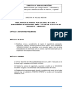 Directiva 0003 - 2022 Encargos Internos