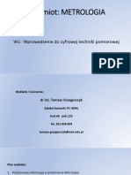 W1 Wprow Do Cyfrowej Techniki Pomiarowej PDF