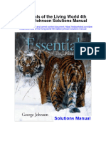 Instant Download Essentials of The Living World 4th Edition Johnson Solutions Manual PDF Full Chapter