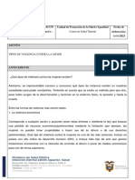 Charla de Tipos de Violencia Contra La Mujer