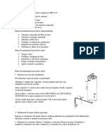 Plano de Manutenção Preventiva Compresso SRP 3125