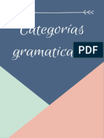 Categorías Gramaticales