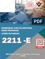 2211-E Cagri Duyurusu 2023-2
