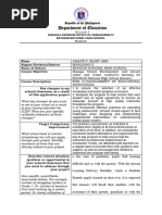 DepEd Format of A Project Proposal For Innovation in Schools | PDF ...