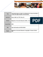 (DUCTILITY OKKKKKKK) Theoretical Study On Effect of Confinement On Flexural Ductility of Normal and High-Strength Concrete Beams