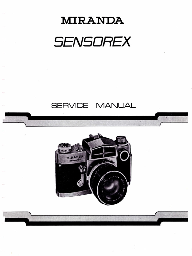 Miranda Sensorex Service | PDF